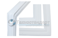 Уплотнитель двери холодильника Stinol, Indesit, Ariston, 575 х 770 мм, под планку, код 854014